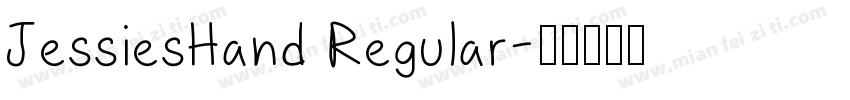 JessiesHand Regular字体转换